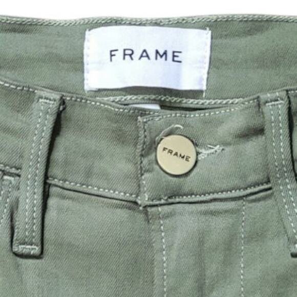 Frame Green Jean Pants | Size 25 - Picture 5 of 7